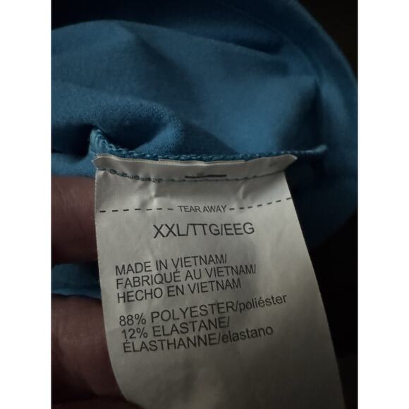 Under Armour Storm Golf 1/4 Zip Blue Color Block Soft Warm Pullover Shirt Sz XXL - Picture 7 of 9